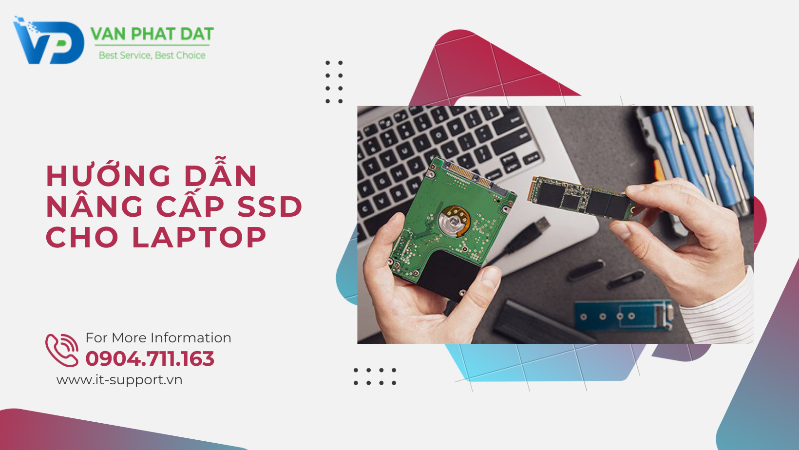 HƯỚNG DẪN NÂNG CẤP SSD CHO LAPTOP