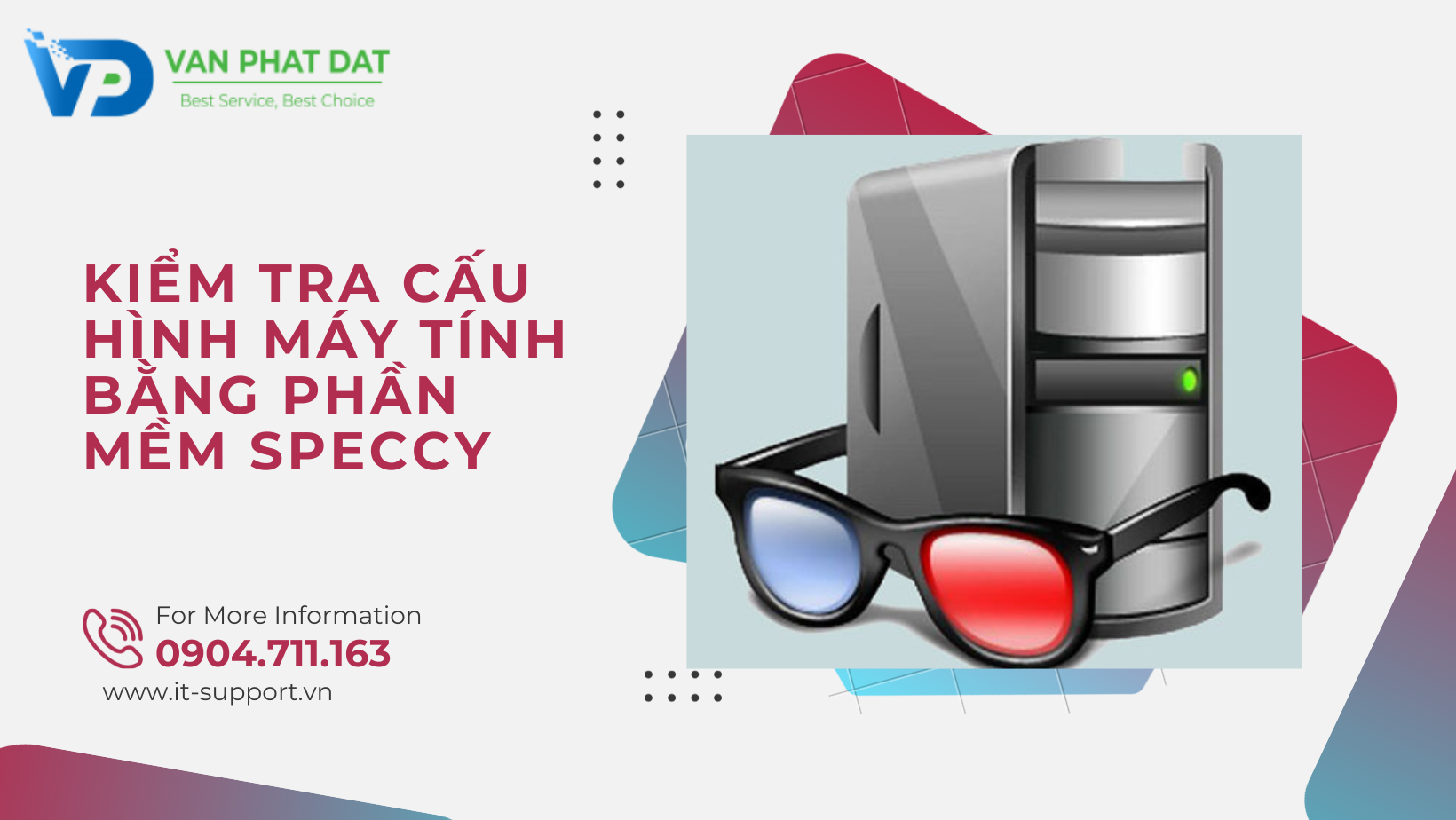 KIỂM TRA CẤU HÌNH MÁY TÍNH BẰNG PHẦN MỀM SPECCY