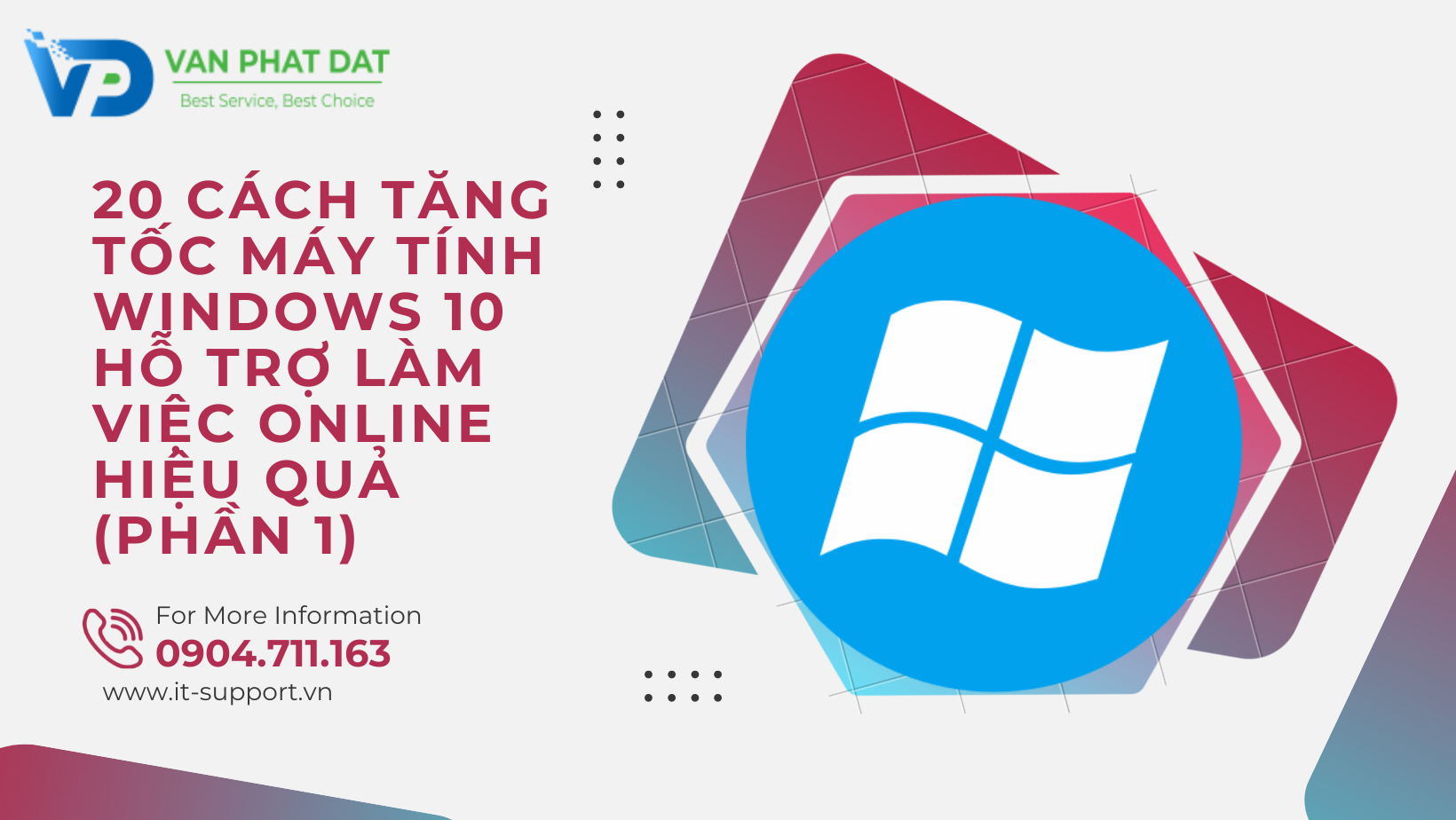 20 CÁCH TĂNG TỐC MÁY TÍNH WINDOWS 10 HỖ TRỢ LÀM VIỆC ONLINE HIỆU QUẢ (PHẦN 1)