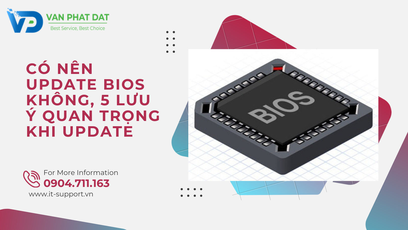 CÓ NÊN UPDATE BIOS KHÔNG, 5 LƯU Ý QUAN TRỌNG KHI UPDATE