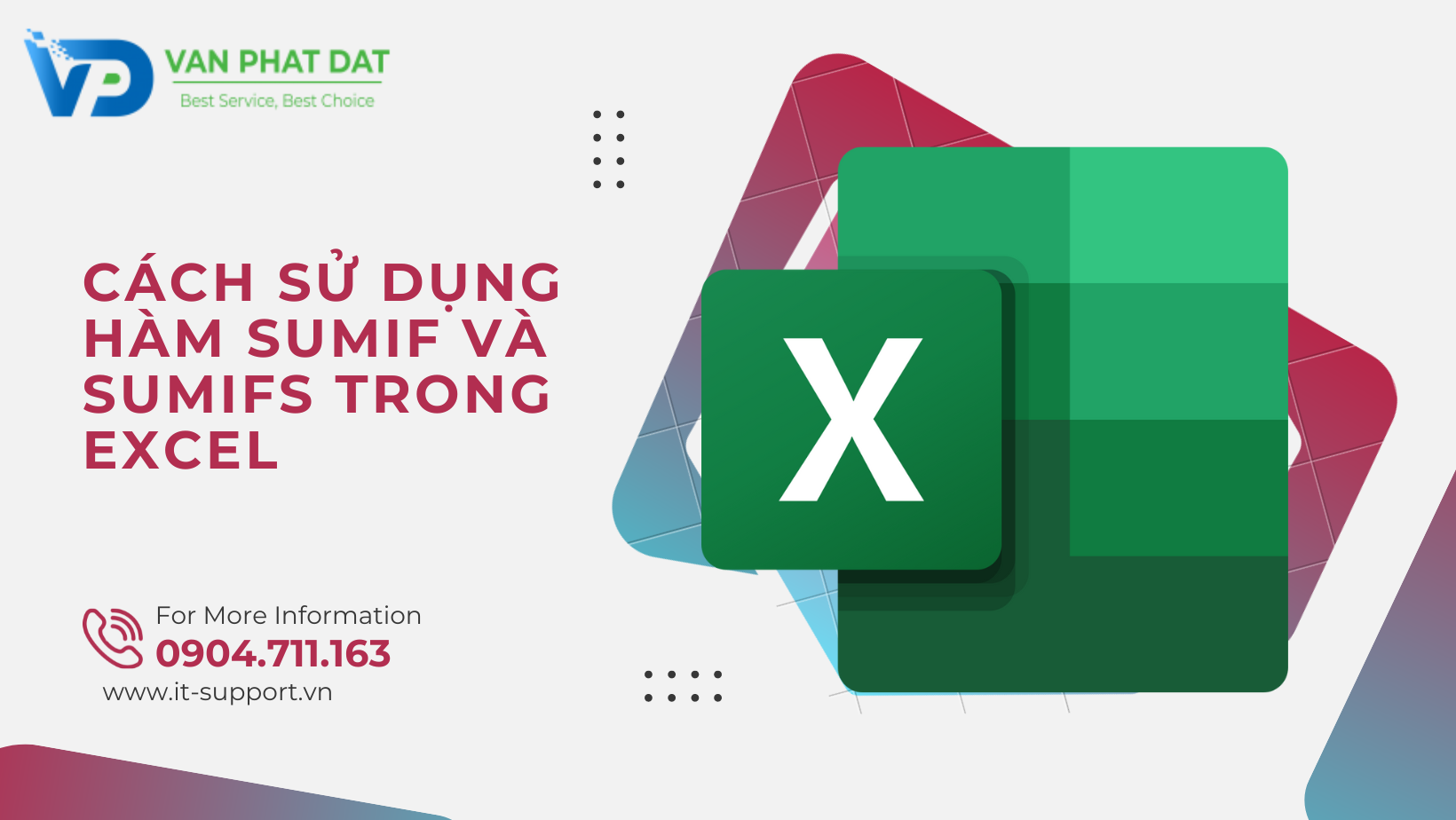 CÁCH SỬ DỤNG HÀM SUMIF VÀ SUMIFS TRONG EXCEL