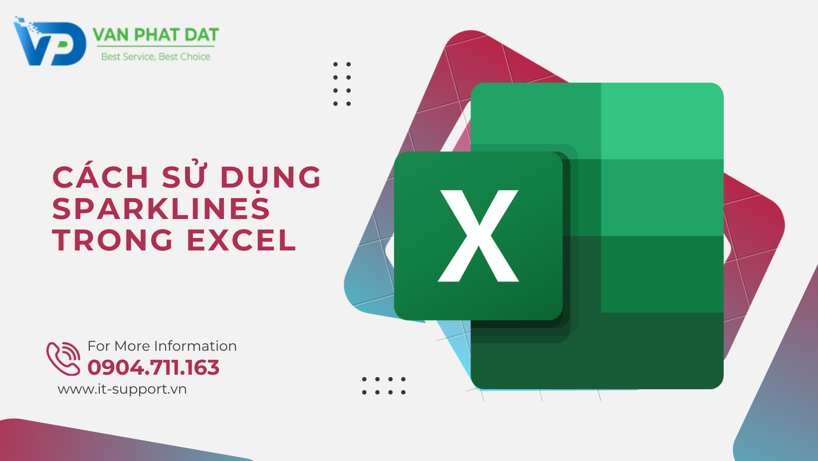 CÁCH SỬ DỤNG SPARKLINES TRONG EXCEL (CHÈN BIỂU ĐỒ VÀO BẢNG TÍNH EXCEL)